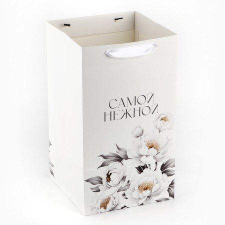 Carriage for colors with a liner for fixation, "the most tender", white, 35 x 20 x 20 cm-5