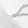 Choker "Lightness" with beads, white color, metal silver, 48 cm