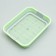 Moore-humu toilet for cats, with a grid, 33.2 x 25.6 x 7.2 cm, green