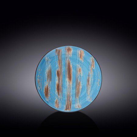 Round -round Wilmax England Scratch, D = 18 cm, blue color