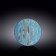Round -round Wilmax England Scratch, D = 18 cm, blue color