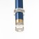 Suspension lamp "Regent" LED 5W 4000K Blue 3.3x3.3x30-130cm