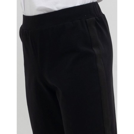 Pants for boys, height 140 cm, black color-1