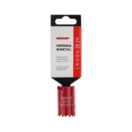 REXANT crown Bimetallic, 50 mm, d = 27mm