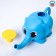Plastic bucket for swimming and shaking heads, children's bath bucket "Elephant", 650 ml., Mix color