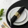 Ring for the napkin "Liszt", 4 × 3.5 cm, gold color