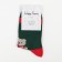 Women's socks "New Year's bear", green color, size 23-25