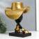 Souvenir Polystone stand "Lady in the hat" 13.5x21x25.5 cm