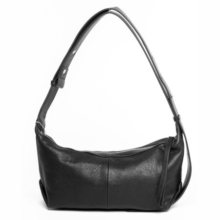 Female bag, genuine leather, Ludor black, 29x11x15 cm