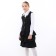 School suit for girls, black color, height 146 cm