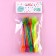 Plastic forks, set 12 pcs., Mix colors