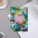 Mail card "Wonderful New Year!" glitter, balls, 11x15.5 cm