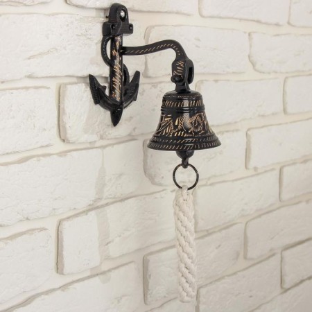 Rynda "Bell with anchor" brass16x11x8 cm-1
