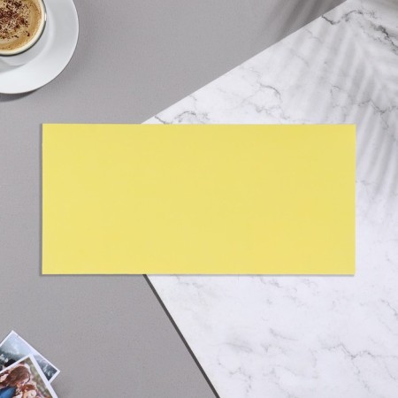 Envenue for money "Sweet life!" Soft's software, embossing, yellow, 9x19 cm-2