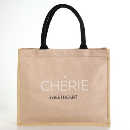 Bag Women's Beach Cherie, 41.5x34x12 cm, beige color-3