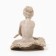 Polystone statuette "Ballerina" white 31 x 17.5 x 21.5 cm