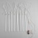 Garland "icicles" 2.5 × 0.3 m, IP65, transparent thread, 192 LED, glow blue with a drain effect, 12 V