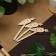 Garden signs for marking, 12 cm, set 8 pcs., Wood, "Carrots", Greengo