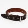 The leather collar "strict spike", 70 x 3.5 cm, Osh 45-60 cm, black
