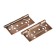 Tundra butter-butter, 100x70x1.3 mm, universal, without insert, color copper, 2 pcs