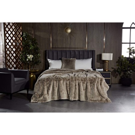 Sofi de Marko "Richard" plaid, size 210x230 cm, beige color