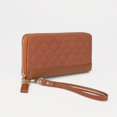 Women's wallet with lightning, red