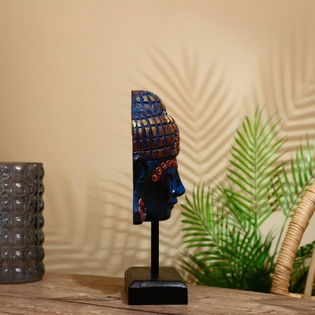 Souvenir "Head of Buddha" Albezia 30 cm-4