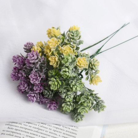 Bouquet "Ground" with spraying, 17 cm, mix-2