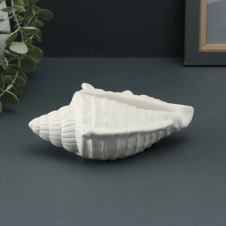 Steel stand - Climb "Shell Rawn" 12x15x5cm, white-2