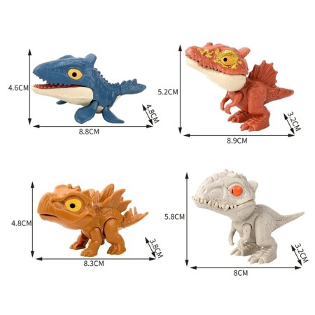 Game set "Dino tootics", 4 figures-4