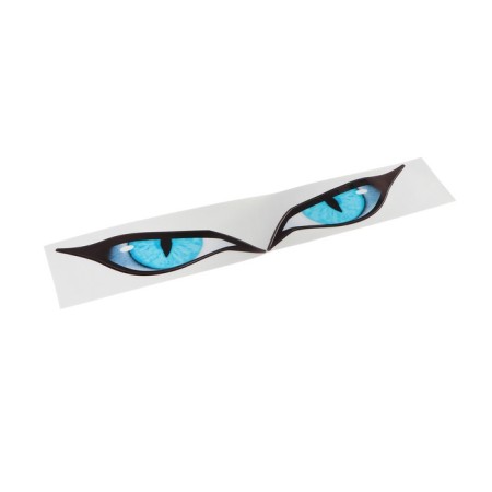 Stick on the car "Eyes", 32 × 7 cm, blue-2
