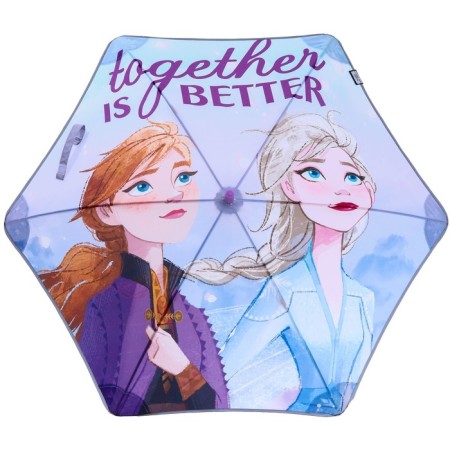 Children's umbrella. "Anna and Elsa", cold heart, 6 spokes d = 90 cm-3