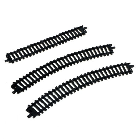 Classic railway, works from batteries, train and 4 cars in the kit-10