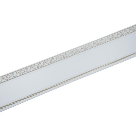 Planck for the cornice "Yesenin", height 7 cm, length 25 m, color gold/white