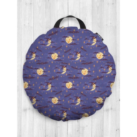 Pillow Sidushka "Cunning Moon and Month", decorative, d = 52 cm