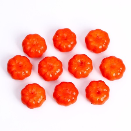 The basis for creativity and decor "pumpkin" set of 10 pcs., Size 1 pc.: 3.4 × 3.4 × 2 cm-1