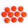 The basis for creativity and decor "pumpkin" set of 10 pcs., Size 1 pc.: 3.4 × 3.4 × 2 cm