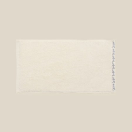 Trure -colored towel SL Home: Floral "Aivori" 30x60 cm, 100% cotton, 550 g/m2