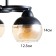 AIRIS CHARS 5HA27 40W Black 47x47x23 cm Bayerlux
