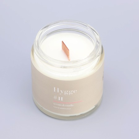 Aromatic candle "Hygge" #11 Vaikiki beach, soy wax, in a bank, 90 g-11