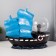 Plasmic ball "Ship" Blue 25x10x22 cm Risalux