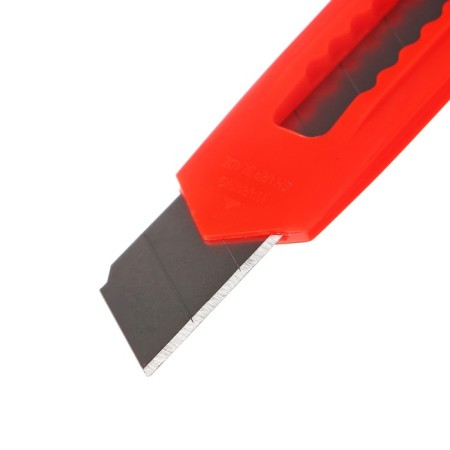 Chancellery knife 18mm, plastic in the package, TOP-4