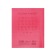 Notebook 24 sheets in the Calligrata "Red" line, plastic cover, with alphabet, OFSET block