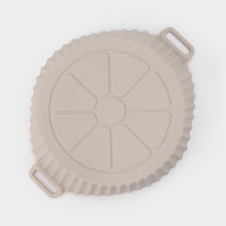 Baking form in the Airgril of the Dolyan, silicone, d = 20 cm, beige color-4
