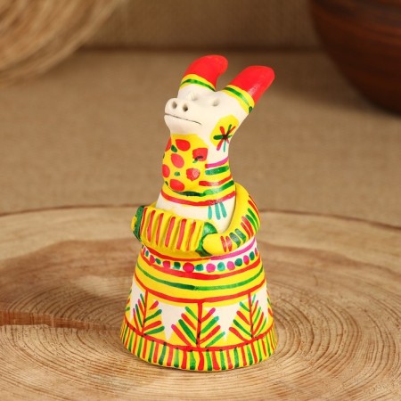 Filimonovskaya toy Bell "Kozlik", 10-12 cm-2