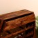 Barbali bottles stand 80x25x80 cm, Albezia tree, brown