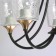 Aligero chandelier, size 62x130x62 cm, 200W 5xe27