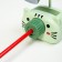 Board lamp "Kisa" LED 3W USB green 9.5x7.4x22 cm Risalux
