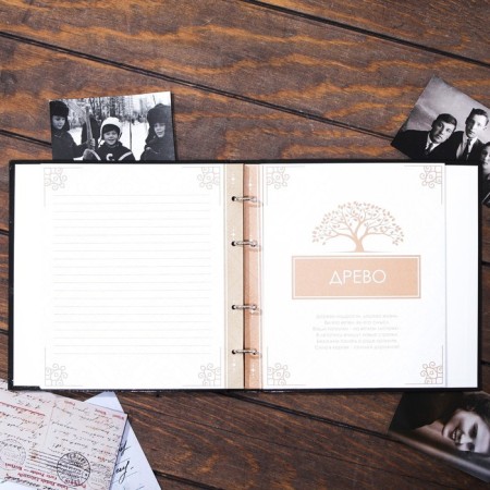 Родословная книга "Книга моей семьи", 84 страницы, 24 х 24 х 3 см.-7