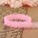 Capricon lace, 15 mm × 10 ± 1 m, pink color